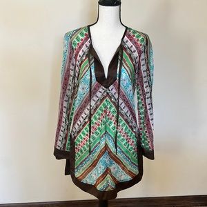 Vibrant tunic / cover up